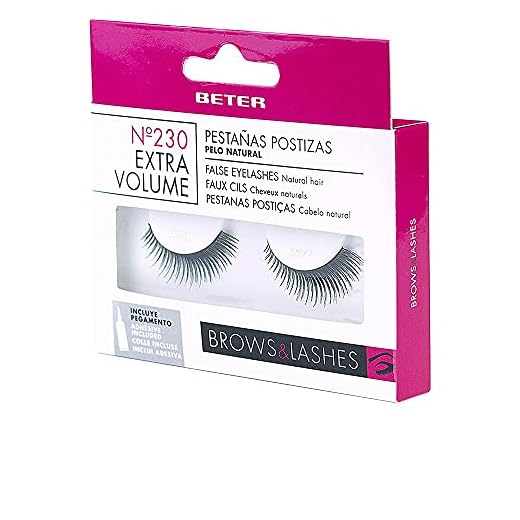 Beter – Pestañas postizas largas Extra Volumen, extensiones de pestañas, incluye pegamento, reutilizables, imprescindible en tu set de maquillaje de ojos