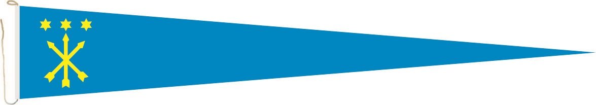 U24 Langwimpel Stockelsdorf Fahne Flagge Wimpel 300 x 40 cm Premiumqualität