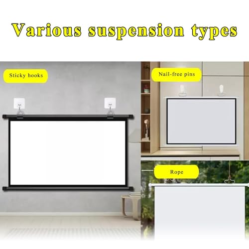 Pantalla de proyector manual 72'' 4:3 miniatura 6