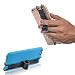 TFY Security Hand Strap with Leather Belt Holder Stand Compatible with iPhone Xs Max Xs XR / 8/8 Plus 6 / 6S (Plus) 7/7 Plus - Samsung Galaxy S10 / S10 Edge - Huawei Mate 10/20 Pro and More