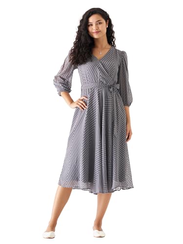 Image of AASK Women Fancy Plain & Solid Designer Dress for Women