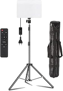 لوحة إضاءة ليد لفيديوهات يوتيوب والريلز وانستجرام وبث المؤتمرات المباشر ومؤتمرات الفيديو وإعدادات الألعاب مع حامل معدن 2.7 متر طراز Kit 1 Nos من الويز®