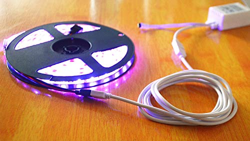 TronicsPros 4pcs 1m 3.3ft RGB Extension Cable Cord 4 Pin Flex LED Tape LED Ribbon LED Rope Light Connector Wire for RGB 5050 3528 2835 Flexible LED Strip Light w/ 8X Male to Male 4-Pin Adapter Plug
