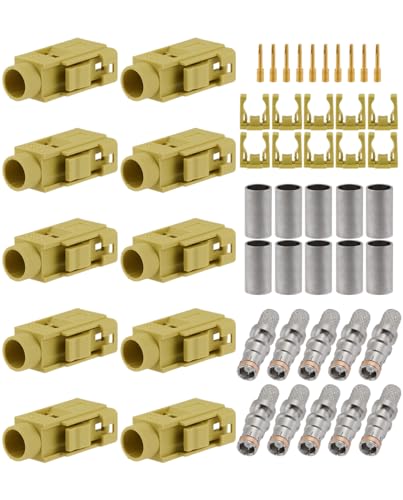 Conector Fakra K Tipo Femenino para Cable RG58 miniatura 4