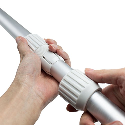 Universal 1.25" Aluminum Telescoping Pool Pole, Extends From 4 To 12 Feet By Splashtech (Aluminum, Fluted) #TOP2