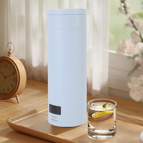 Tetera eléctrica portátil Bewinner 500ml acero inoxidable miniatura 4