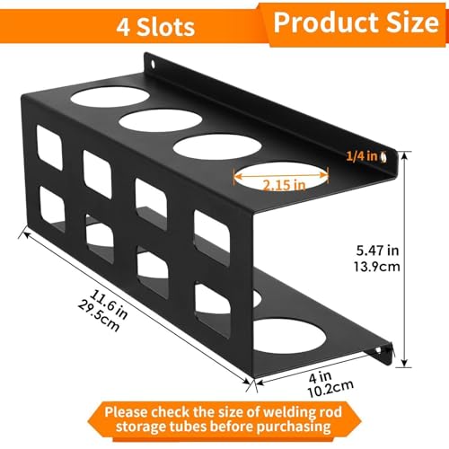 Soporte para barra de soldadura de 4 capas para organizar el taller en casa 6