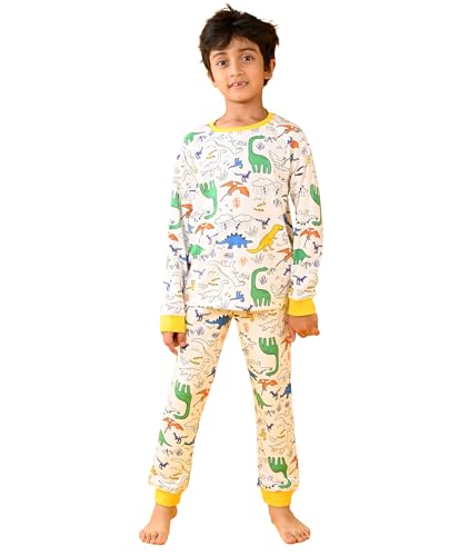 Image of Anthrilo Pure Cotton Printed Pyjama Set for Girls | Sleepwear | Night Suit, Night Wear | Long Sleeves T-Shirt & Pyjama | Regular Wear | 0-14 Years