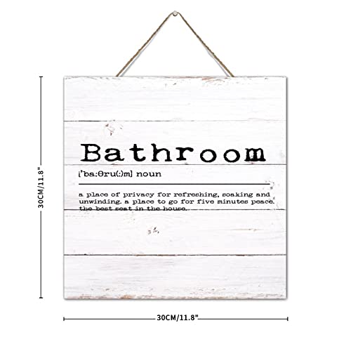 Définition de noun imprimée sur plaque en bois rustique de 30,5 cm