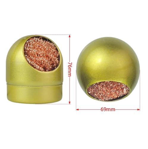 Image of Tch- Metal Wire Welding Soldering Solder Iron Tip or Bit Cleaner Steel Ball Mesh tool