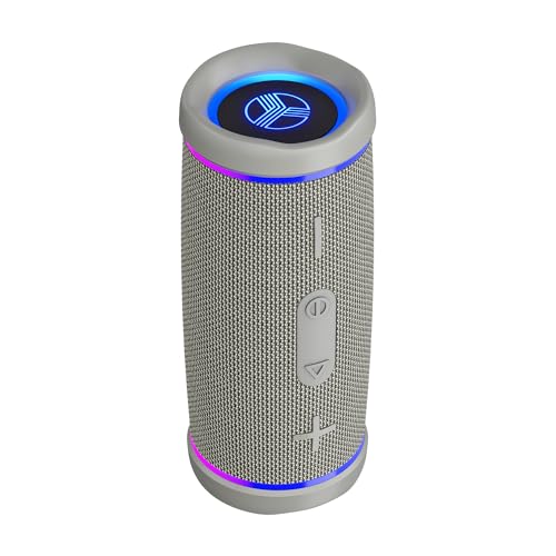 Image of TREBLAB HD77 Waterproof Bluetooth Speaker, 30W Deep Bass, RGB Light, 20H | TWS Pairing for True Stereo, USB-C Fast Charge, AUX Input - Portable Wireless Speaker for Outdoor & Backyard Use
