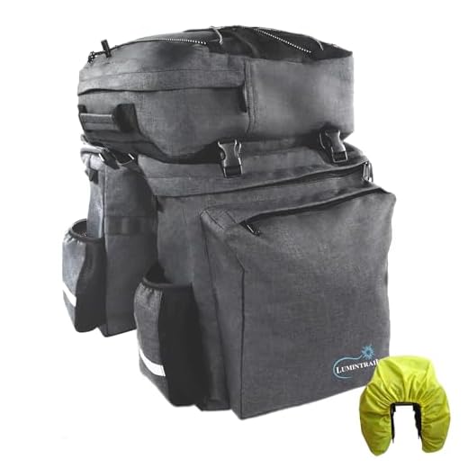 Lumintrail 3-in-1 Versatile Bike Panniers