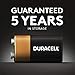 Duracell - CopperTop 9V Alkaline Batteries - long lasting, all-purpose 9 Volt battery for household and business - 2 count