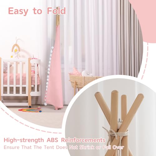WIRHAO Teepee Tent with Padded Mat