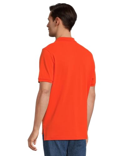 Image of U.S. POLO ASSN. Men Cotton Regular Fit Solid Polo With Small Pony | Two-Button Closure Pique Polo Shirt, Summer Fashion Golf Shirt