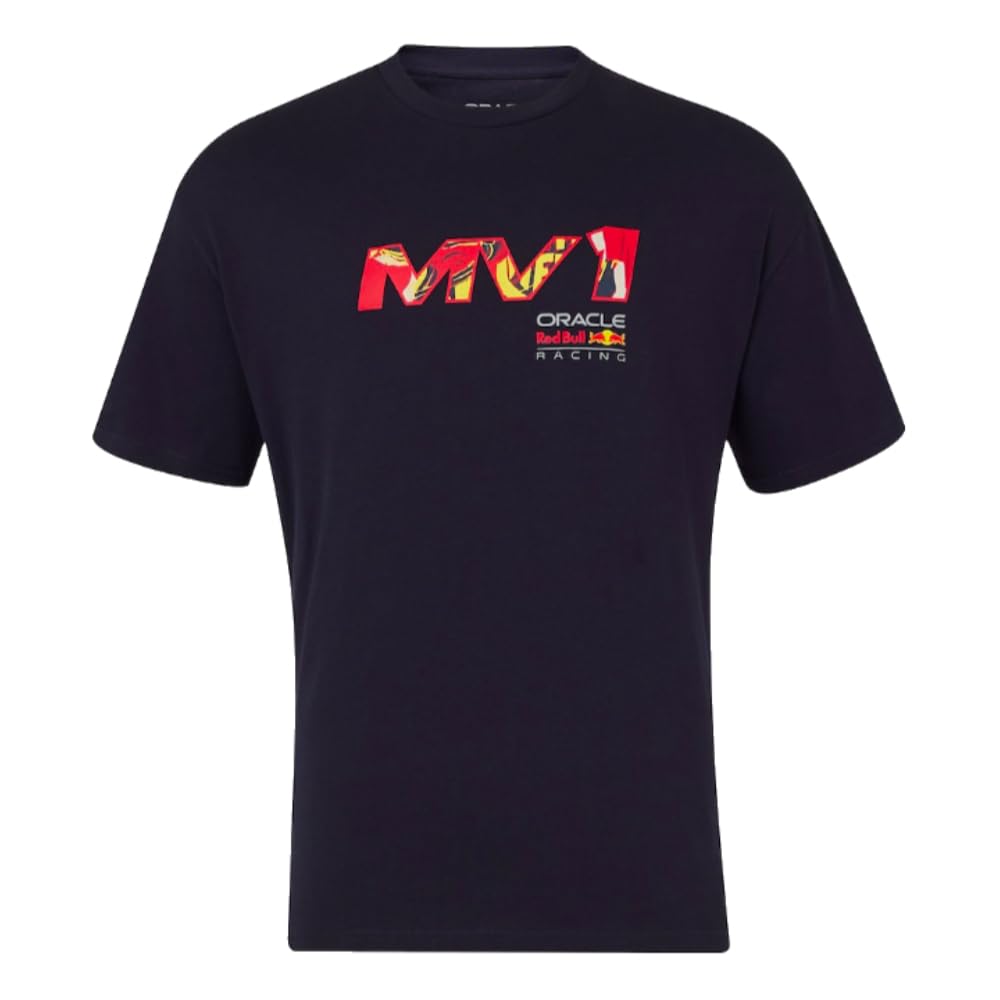 Castore Blue 2024 Red Bull Max Verstappen Pop Art Oversized Tee (Navy)