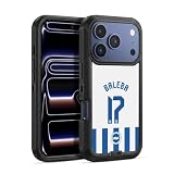Head Case Designs Officially Licensed Brighton & Hove Albion F.C Carlos Baleba 2025/26 Players Home Kit Ultra-Armoured Shockproof Case [Military Grade] Compatible with Apple iPhone 17 Pro Max