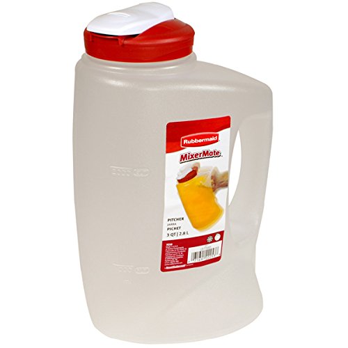 Amazon.com: Rubbermaid 1776501 3 Quart MixerMate Pitcher : Home  