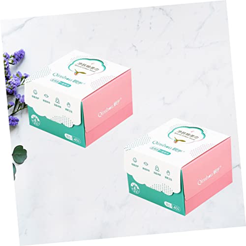 Amosfun 80Pcs Toalhetes De Viagem Toalhetes De Pano Seco Descartável Tecido Facial Tecido De Algodão