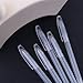 10Pcs Transparent Plastic Pen Shell, Empty Pen Shell Ballpoint Pen Cover, Transparent Water-Soluble Pen Holder Office Supplies