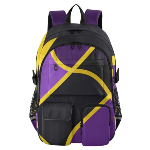 Mochila de viaje grande y bolsa de trabajo universitaria de 17.5 pulgadas con estampado abstracto