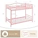 IDEALHOUSE Bunk Bed Twin Over Twin with Ladder & Full Safety Guardrail, Heavy Duty Metal Twin Over Twin Bunk Bed 400 Lbs Load Capacity, Space-Saving, Noise Free, No Box Spring Needed, Easy Assembly, P