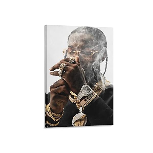 BAIQUE Pop Smoke – Element (Meet The Woo 2) Canvas Art Poster en Wall Art Picture Print Moderne Familie slaapkamer Decor…