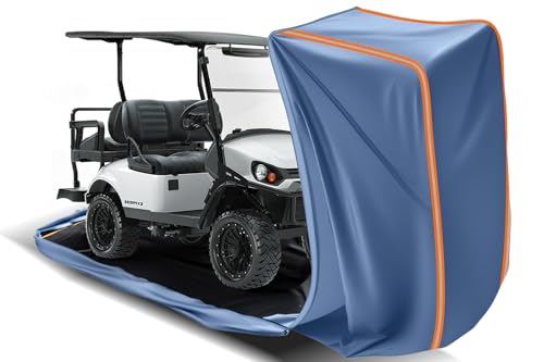 TAJSJNG Full Enclosed Golf Cart Cover