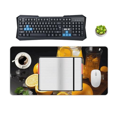 Tapis de souris grand format pour bureau à domicile antidérapant