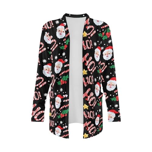 Image of Women's Lightweight Cardigans with Pockets Trendy Long Sleeve Open Front Cardigan Casual Tops Jackets Fall Oufits S-2XL