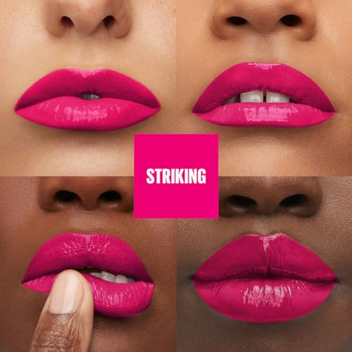 Image of Maybelline Super Stay Vinyl Ink Liquid Lip Color, Striking (Pack of 2)