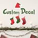 Customized Christmas Wall Decals I Christmas Decorations Indoor I Christmas Window Add The Phrase of Your Choice