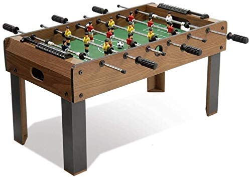 NOALED Multi-Spieltisch, Kombi-Spieltisch mit Fußball, Billard, Slide-Hockey, Tischfußball aus Holz, perfekt für Spielzimmer, Spielhallen, Bars, Partys (E)
