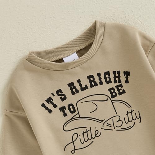 SAYOO Western Baby Boy Girl Clothes My First Rodeo Bubble Romper Sweatshirt Bodysuit Newborn Funny Cowboy Cowgirl Clothes4