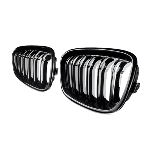 Parrilla delantera para BMW Serie 1 F20 2011-2014 prefacelift de doble línea