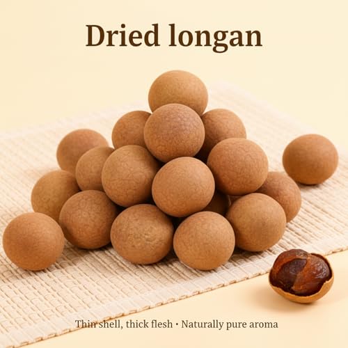 image for SODGHYTR Longan Dried Fruit (7.05 oz Can) | Dried Whole Longan With Sh