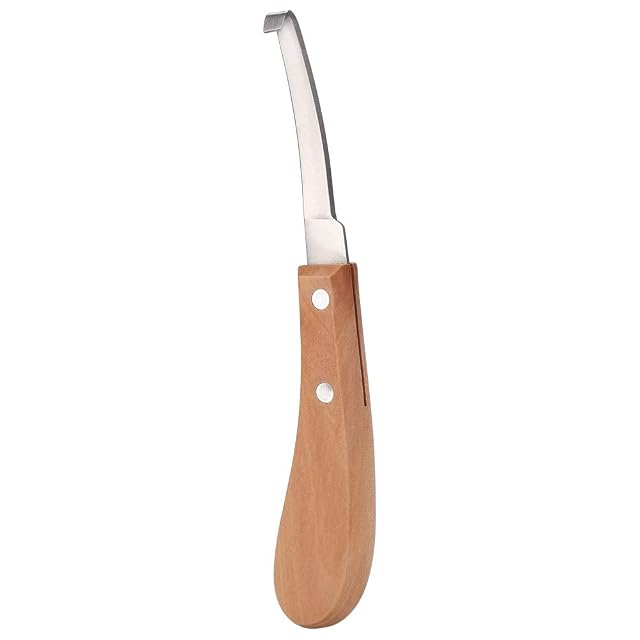 Shanrya Cuchillo para Pezuñas, Resistente, de Alta Resistencia, para Recortar Pezuñas, Más Afilado