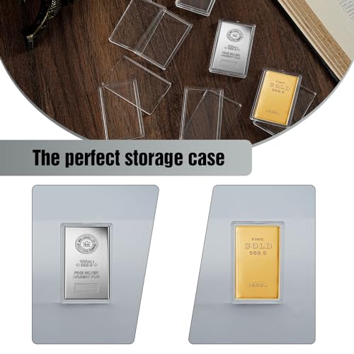Caja organizadora acrílica para barras de plata 24 pcs miniatura 5