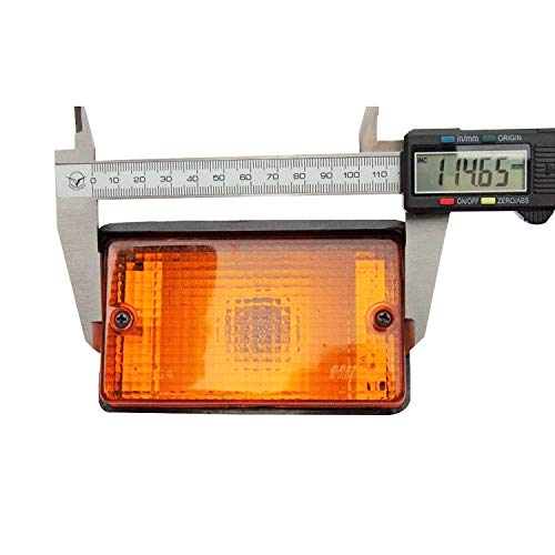 Mahindra Tractor Turn Signal Front Turn Signal LAMP for Mahindra Tractor Parts |Off Road Vehicles|Acrylic LampLens |Universal |12 V Bulb