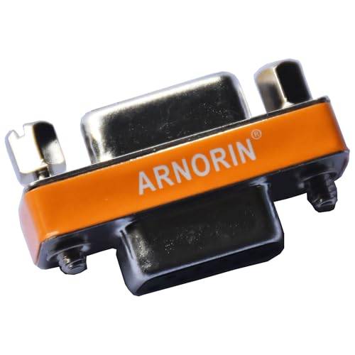 Arnorin DB9 Null Modem Female to Female Slimline Data Transfer Serial Port Adapter 2 Pack by Arnorin - Used condition - Image 5