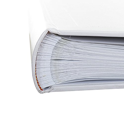 Set di 2 album fotografico da incollare, 30 x 30 pagine, bianco