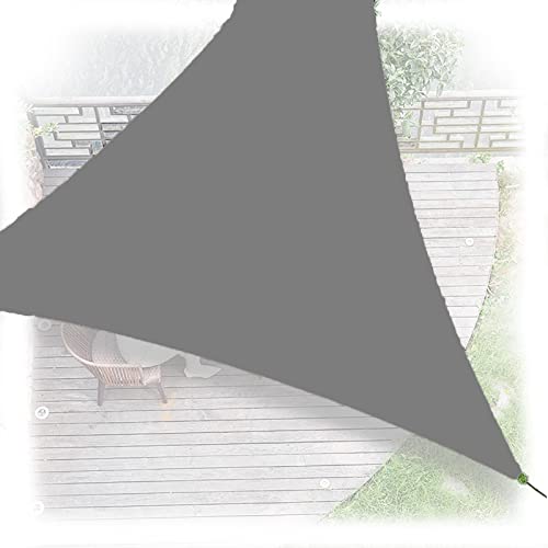 Voile d'ombrage triangle imperméable 4m auvent de jardin extérieur
