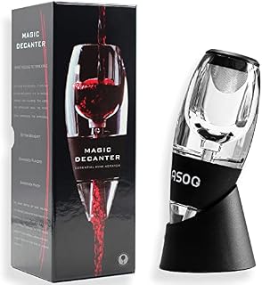 ASOG Wine Aerator with stand - Premium Wine Decanter with Filters for Red Wine Lovers with Gift Box, Mini Stand Travel Bag