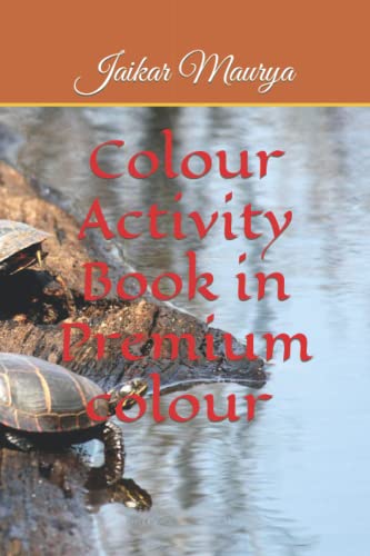 Colour Activity Book in Premium colour interior with white paper (6*9in)