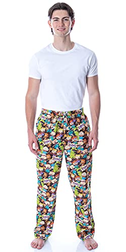 Nickelodeon Men's Rugrats Character Mashup Adult Loungewear Sleep Bottoms Pajama Pants2