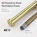 KES Bathroom Toilet Paper Holder Brushed Gold Wall Mount Toilet Roll Holder SUS304 Stainless Steel, A2175S12-BZ