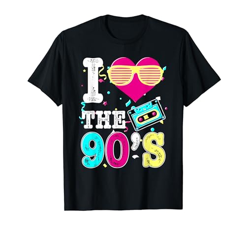 Roupas dos anos 90 - material de festa dos anos 90 - t-shirt retro 90s pop culture para homem., Preto, S