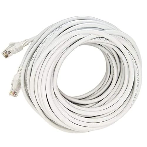 Image of Cat6 Ethernet Cable 5 Mtr Grey, RJ45 UTP Network Patch Cord, Laptop Computer Router Modem TV Switch Gaming, Fast LAN Internet Wire Connector