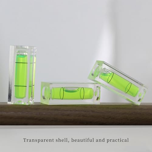 5 Stücke Mini Wasserwaage,15 × 15 × 40 Mm Libelle Wasserwaage,Kleine Wasserwaage,Wasserwaage Klein,Wasserwaage Für Möbel, Stative, Camping, Kameras, Wohnmobi