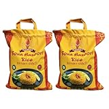 Mashal Sona Masoori Basmati Rice 20 LB (2Pack)